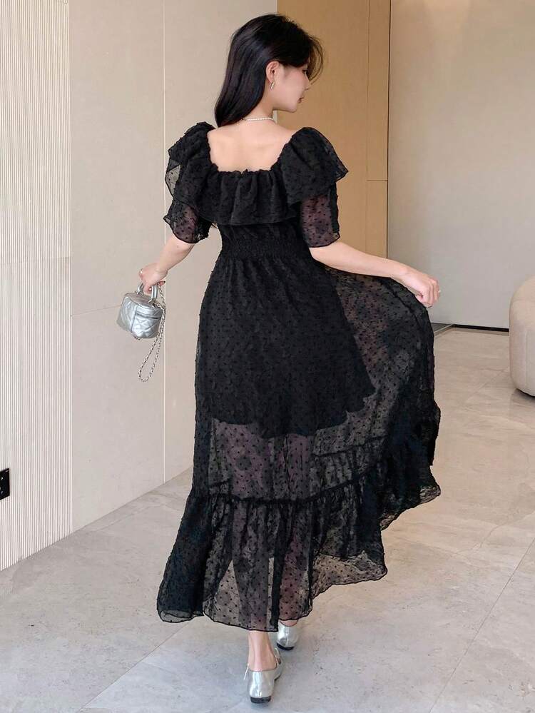 Women's Midi Casual Dress, Minimalist & Fashionable, Suitable For Everyday Wear Sundress