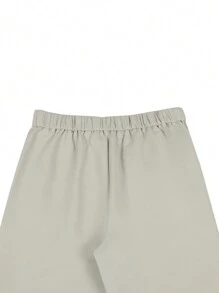 Manfinity Mode Pantalones casuales de hombre de Manfinity Mode - Pantalones de traje de negocios versátiles y de moda, de color liso y corte slim, regalo ideal para novio, pantalones blancos de hombre