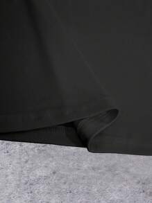 Glimmora Funny Meme Cat Graphic Round Neck T-Shirt For Women - Black - View 5