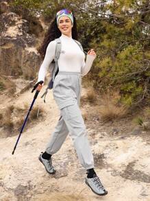 OutZeal Water Proof Half Zip Cut-Out Long Sleeve Tear Resistant Nylon One-Piece Jumpsuit Spring Outdoor Adventure For Hiking