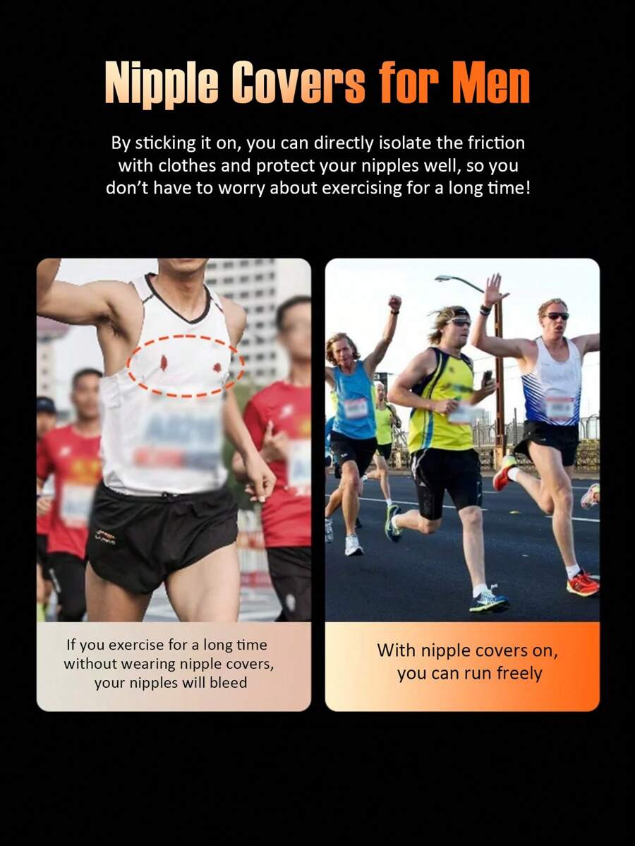 Inner Thigh Chafing Pads, 12 PCS, Anti Chafing Patch, Anti Chafe Body Tape, Prevent Chafing