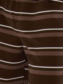 Musero Men Contrast Striped Shorts Tracksuit Set Bottoms Only Spring Summer - Multicolor - View 5