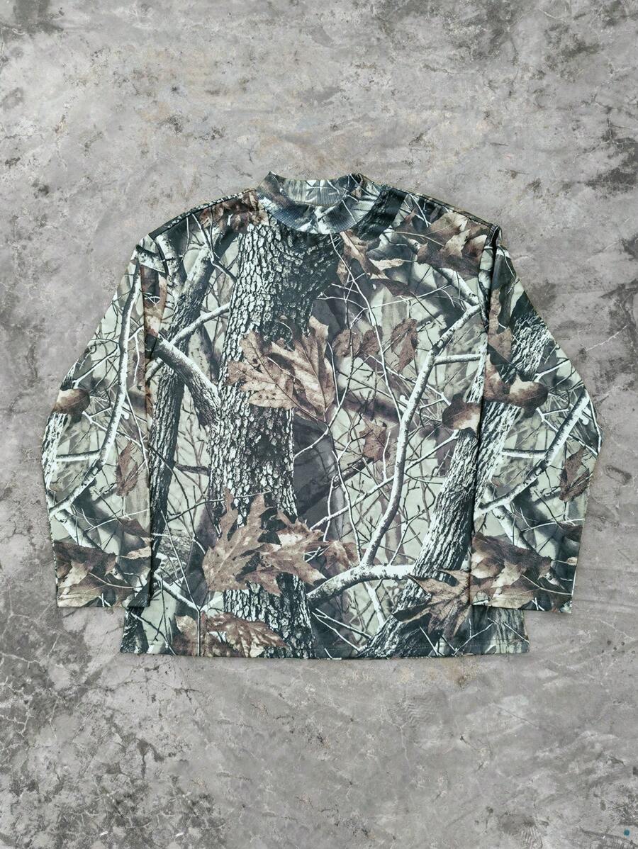 SHEIN Manfinity Dauomo Camiseta casual y a la moda para hombre, sencilla y elegante, para uso diario - Multicolor - Ver 1