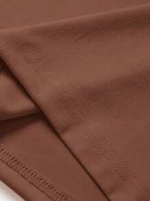 Manfinity RSRT Men's Casual Palm Tree Graphic Round Neck Tank Top - Brown - View 3