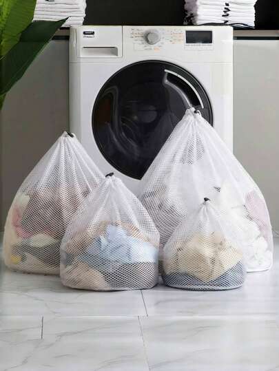 1st Dragsko Mesh Underkläder Tvättväska, Tvättpåsar, Organizer Net Tvättmaskin Väska För Kläder Organisera, Stor Kapacitet Smutstvättväska Klänning Byxor Skor Jeans Stövlar Kjol