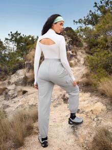 OutZeal Water Proof Half Zip Cut-Out Long Sleeve Tear Resistant Nylon One-Piece Jumpsuit Spring Outdoor Adventure For Hiking