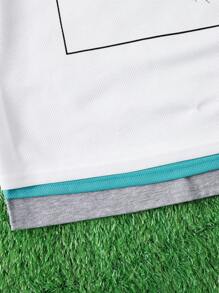 青少年男孩多件装休闲海滩短袖 T 恤