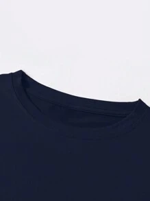 SHEIN LUNE 女士加大码夏季休闲圆领 T 恤，带蒲公英印花