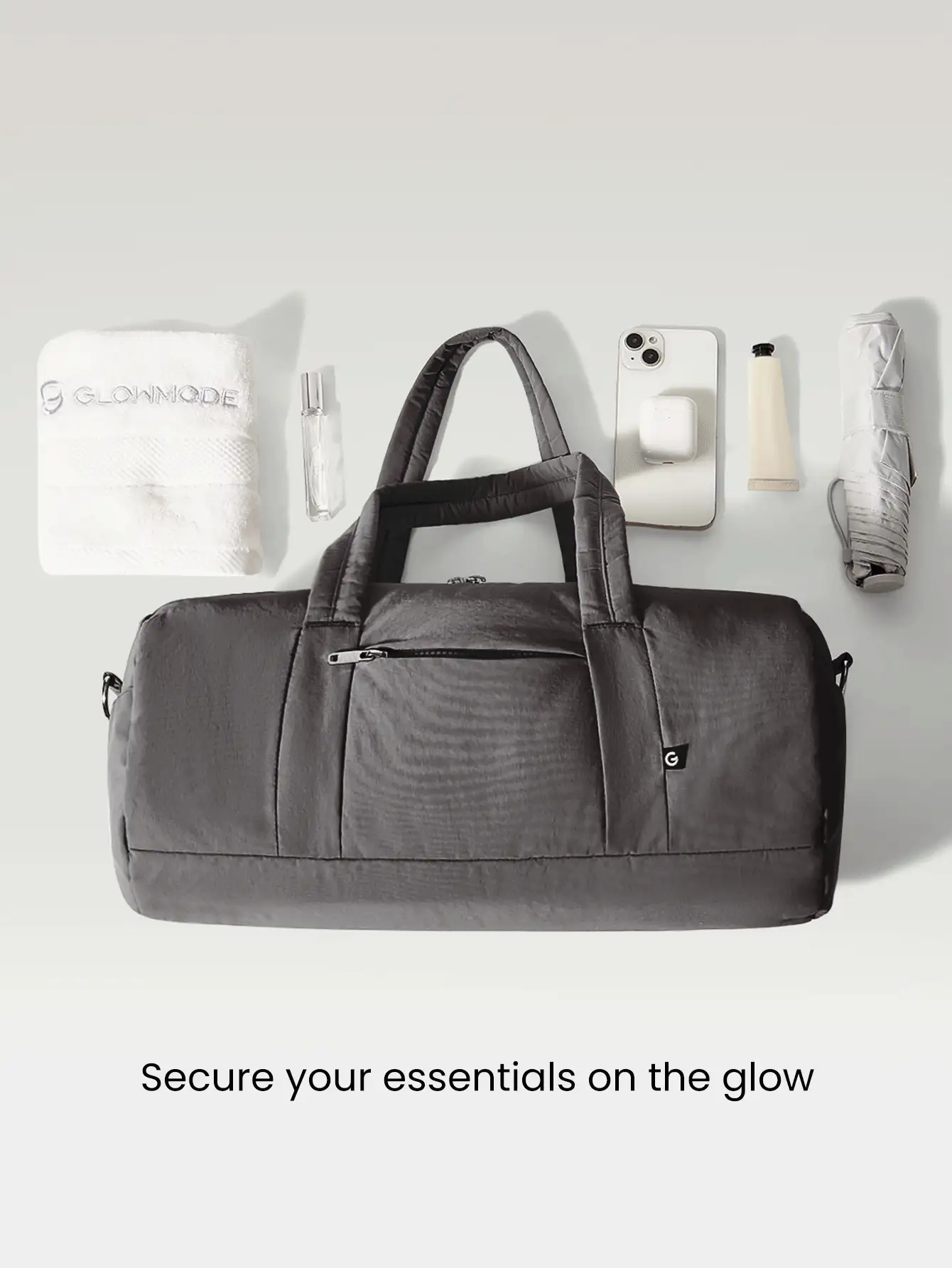 GLOWMODE 16L Max Large Capacity Carry Dual-Strap Duffle Zippered Bag Daily Active Casual Fall Winter