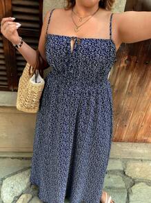 SHEIN VCAY Váy thường ngày cỡ lớn, tối giản và thời trang - Nhiều màu - Xem 6