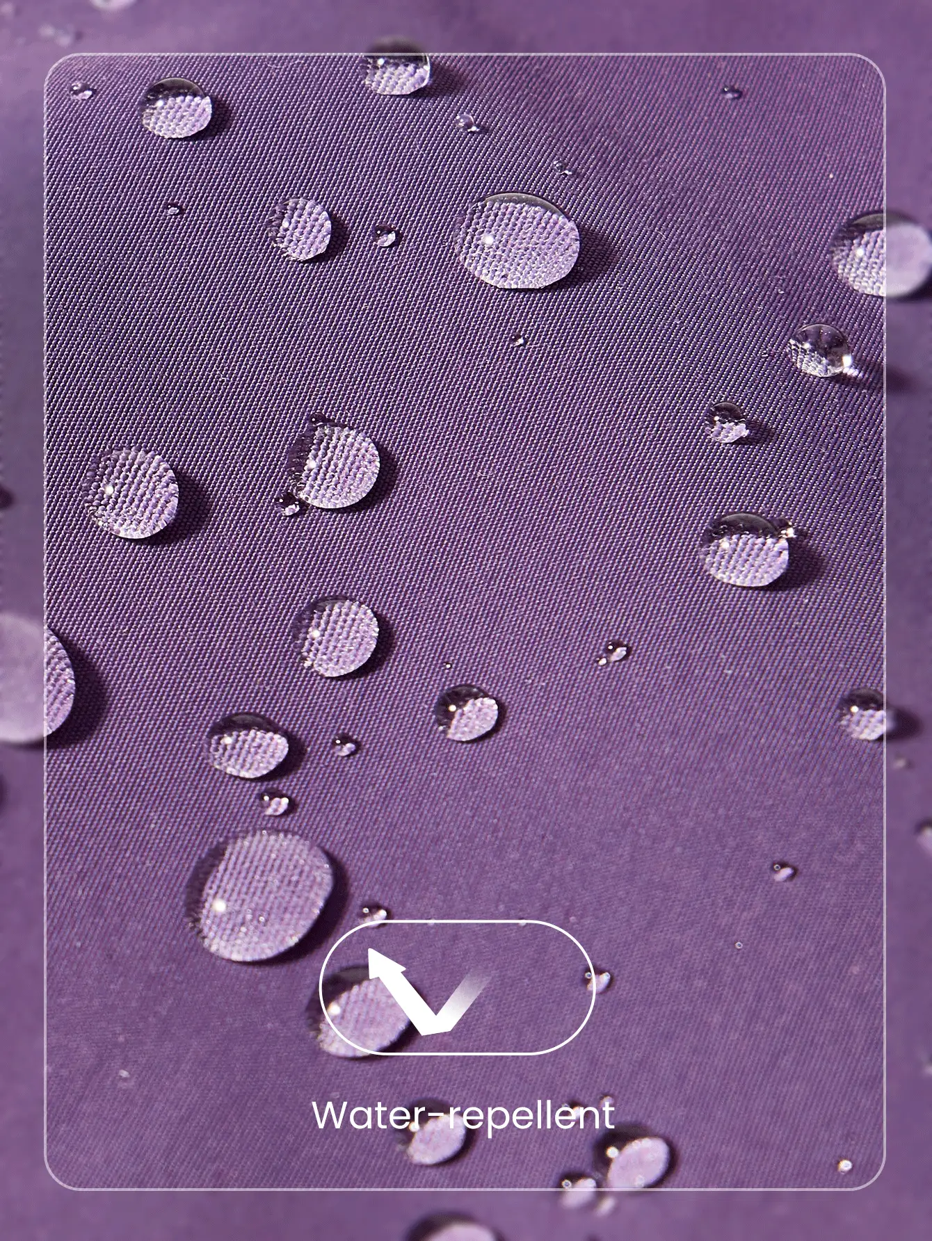 GLOWMODE 0.7L Matte Zipper Everywhere Belt Bag Water Repellent Waist Crossbody Bags With Adjustable Strap - Purple - View 6