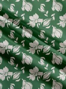 OTTIMOZO 男式正面纽扣短袖全印花休闲衬衫 - 彩色 - 查看 6