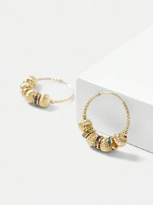 MOTF PREMIUM BÔNG TAI VÒNG KIM CƯƠNG VI KIM CƯƠNG MÀU VÀNG THỜI TRANG - Vàng - Xem 8