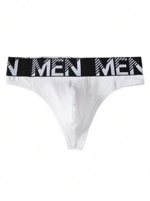 DrisQ 2 pièces Set : Caleçons imprimés lettres pour hommes et bretelles de sport