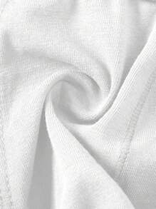 男士弹力柔软性感丁字裤内裤，黑色露臀双丁字裤 - 彩色 - 查看 3