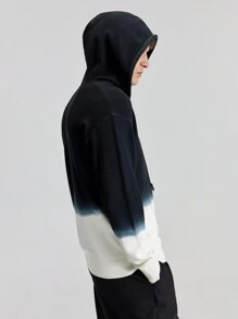 Ontre Men's Spring Gradient Long Sleeve Hooded Casual Sweater , Outing, New Styles For Spring And Summer 2025, Travel, Holiday And Commuting - Multicolor - View 1