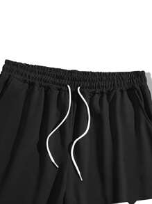 Manfinity EMRG Bộ áo phông và quần short in chữ Tượng Nữ thần Tự do cho nam - Nhiều màu - Xem 6