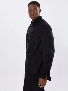 Musero Chaqueta estilo Harrington con cierre - Negro - Ver 2