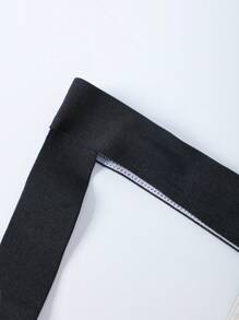 男士弹力柔软性感丁字裤内裤，黑色露臀双丁字裤 - 彩色 - 查看 5