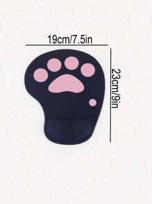 1 件猫爪鼠标垫腕托 - 3D 鼠标腕垫 9 * 7.6 英寸/22.86 * 19.3 厘米，带凝胶填充支架，符合人体工程学的游戏鼠标垫，舒适的表面，防滑底座，可用作办公用品，返回学校 - 彩色 - 查看 8