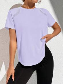 Core Rhythm Women's Round Neck Short Sleeve Simple Style Casual Sporty Outdoor T-Shirt & Tee Workout Tank Top Gym Shirts