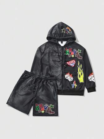 Street Life Ensemble sweat-shirt et pantalon de survêtement pour hommes, tenue décontractée minimaliste pour le quotidien