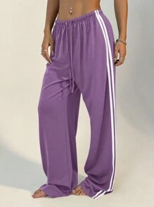 StreetHx Drawstring Straight Leg Casual Sweatpants, Simple & Fashion For Daily Wear Graduation,Back To School Outfits,Graduation,Teacher Outfits For Women,Back To School