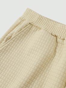 Manfinity Homme Set di polo e pantaloncini da uomo taglie forti, completo casual semplice e per uso quotidiano