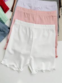 15件套女婴休闲纯色松紧腰针织短裤，夏季 - 彩色 - 查看 6