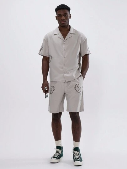 Musero 花卉刺绣短裤