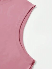 Manfinity RSRT Men's Palm Tree Print Sleeveless Men Summer Tank Tops - Pink - View 2