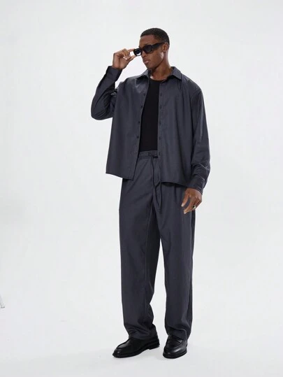 Musero Short Sleeve Revere Collar Button Through Shirt Double Clip Patch Pocket Detailing Top Spring Summer Essentials