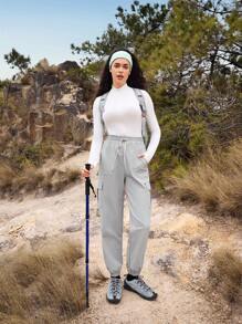 OutZeal Water Proof Half Zip Cut-Out Long Sleeve Tear Resistant Nylon One-Piece Jumpsuit Spring Outdoor Adventure For Hiking