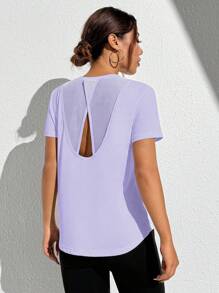 Core Rhythm Women's Round Neck Short Sleeve Simple Style Casual Sporty Outdoor T-Shirt & Tee Workout Tank Top Gym Shirts