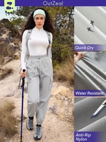OutZeal Water Proof Half Zip Cut-Out Long Sleeve Tear Resistant Nylon One-Piece Jumpsuit Spring Outdoor Adventure For Hiking