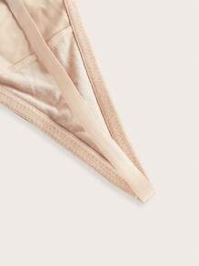 Ocili 极度有弹性且光滑的低腰性感丁字裤 - 裸色 - 杏色 - 查看 4