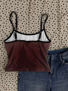 Attitoon 复古性感女人图案女式休闲性感吊带背心修身吊带背心 - 白色 - 查看 2