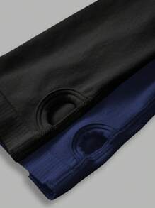 Easithlete 女士纯色圆领插肩袖无缝/拇指孔运动 T 恤 - 彩色 - 查看 5