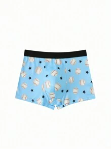 10 Pcs Young Boy Cartoon Print Briefs, Game Controller, Soccer, Football Printed Boxer Shorts - Multicolor - View 5