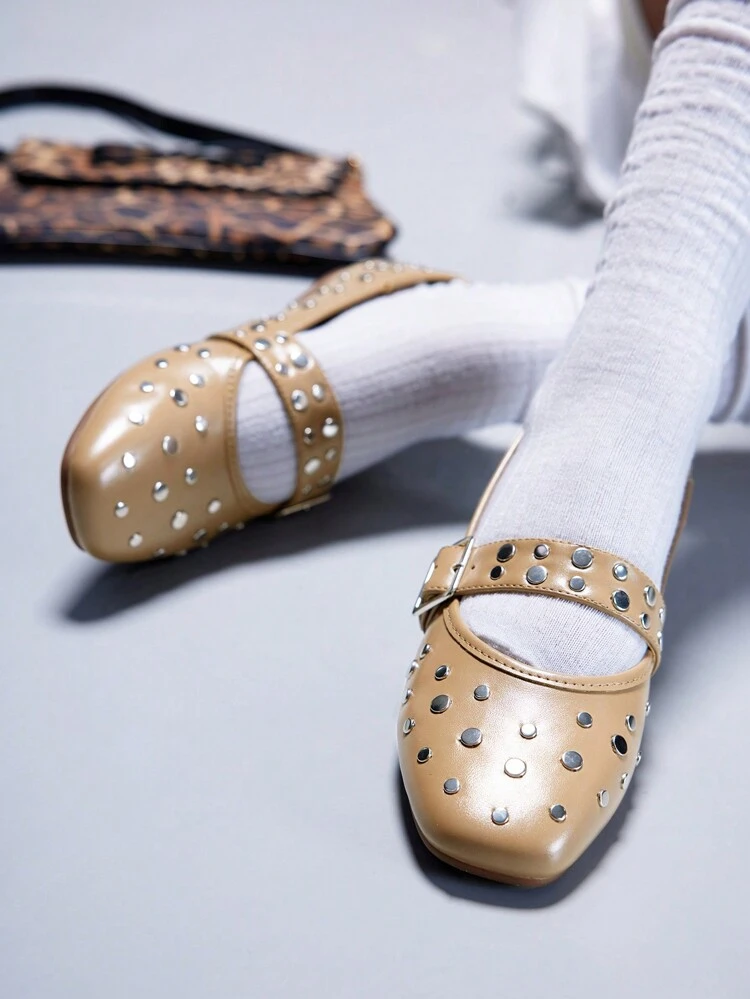 CUCCOO GRLICON Women's Y2K Style Flat Shoes, Suitable For Punk, Biker, Cool Girl, Halloween, Christmas, Party Outfits