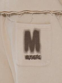 Musero Cuffed Baggy Jersey Jogger Sweatpants Tracksuit Bottoms Only Winter Wardrobe Streetstyle - Apricot - View 5