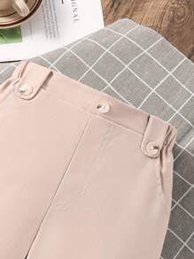 1 pezzo Pantaloncini casual monocromatici per ragazzi, versatili per uso quotidiano, vacanze, viaggi, scuola, primavera/estate