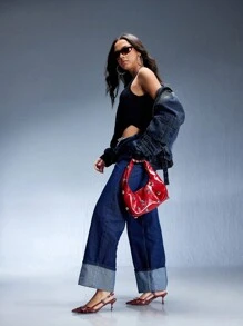 CUCCOO GRLICON 女士尖头镂空踝带咖啡棕色高跟凉鞋，时尚优雅