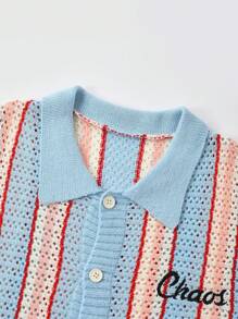 ROMWE MEN Street Life Men's Knit Sweater Holiday Shirt Vacation