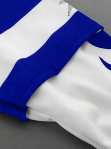 Manfinity Campus Court Aesthetic Post--Men's Vintage Chicago Letter Graphic Distressed Contrast Thermal Lined Hoodie, Collegiate Style, For Fall Winter - Multicolor - View 3