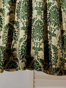 Tween Girl Casual Vacation Style Halter A-Line Dress, Minimalist Retro Pattern - Green - View 5