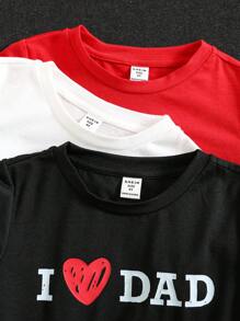 6 Pieces Set Young Boys Casual, Comfortable, Fashionable, Street Style, Simple, Practical T-Shirts And Shorts With Letter Patterns. High-Quality, Affordable Multi-Piece Sets Suitable For Commuting, School, Daily Leisure, Vacation, And Travel. Suitable For Sports, Kids' Outfits, Young Boy Clothes, School Boys Sets, Boys Outfits, Family Matching Outfits, Birthday Parties, Valentine's Day Outfits, Everyday, School, Sports, Spring And Summer. - Black - View 11