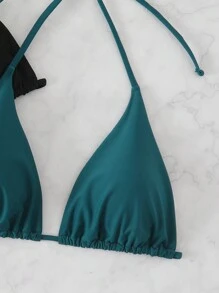 SHEIN Swim 2 chiếc áo bikini đi biển mùa hè cho nữ - Nhiều màu - Xem 4