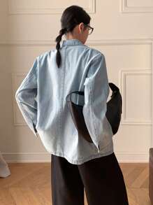 DAZY 女士牛仔夹克牛仔外套，秋季服装