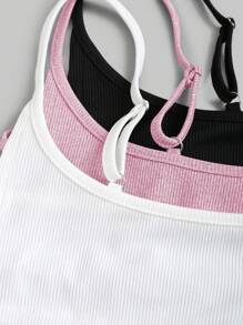 EgrlEra Women Fashion Sexy Backless Ultra-Short Strap Cami Top Y2K 